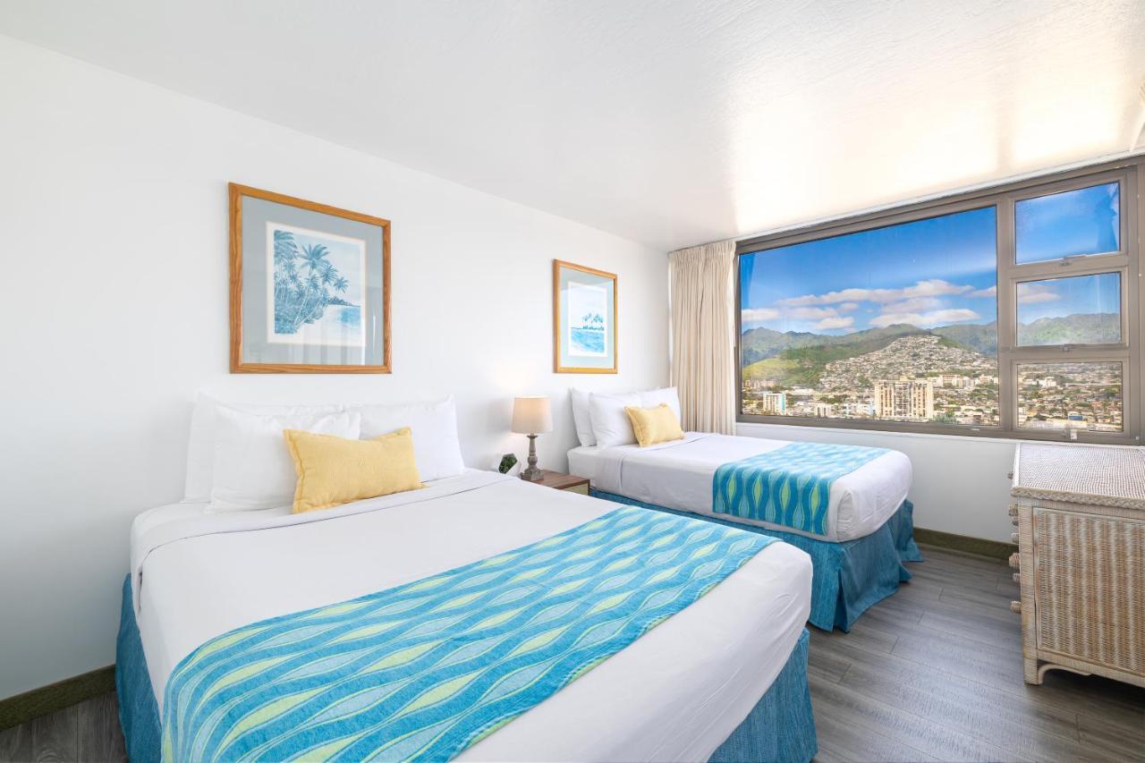 Waikiki Escapade Mountain Views Condo, Steps To Beach With Parking Perk Honolulu Ngoại thất bức ảnh